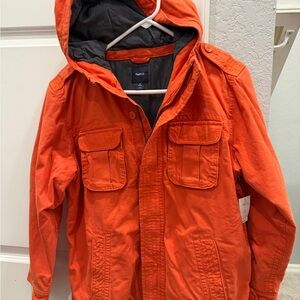GAP Kids Vibrant Orange Jacket with Hood XL husky
